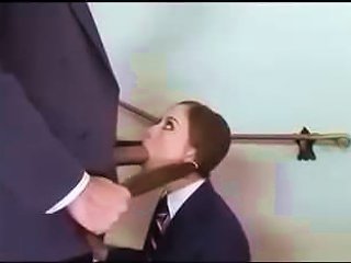 Scarlett Fay, A Young Girl, Performs Oral Sex On A Teacher And Touches Her Hair
